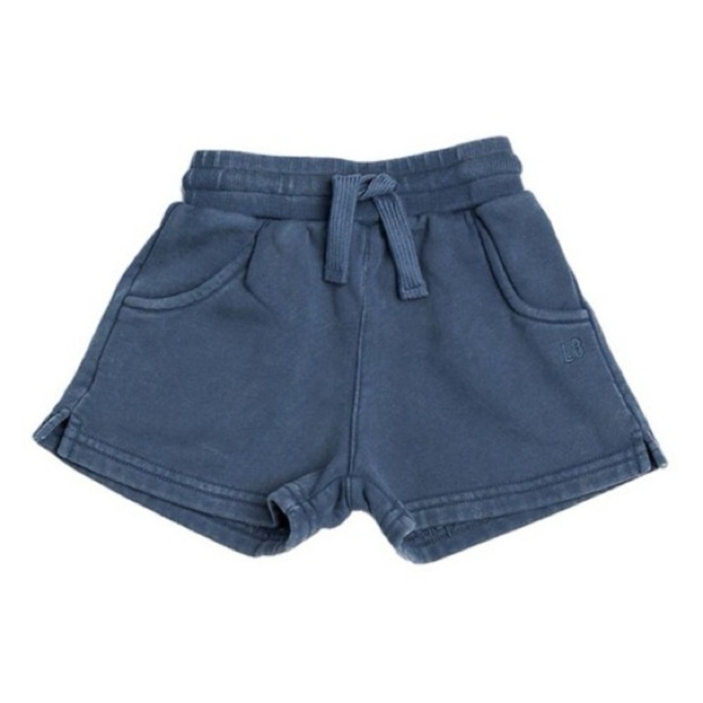 Little Bipsy Sweatshort Shorts. Navy Size 3-4T